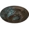 Ekena Millwork Granada Ceiling Medallion (Fits Canopies up to 7 1/8"), 19"OD x 1 1/2"P, Bronze Blue Patina CM19GABBS - alternate 5